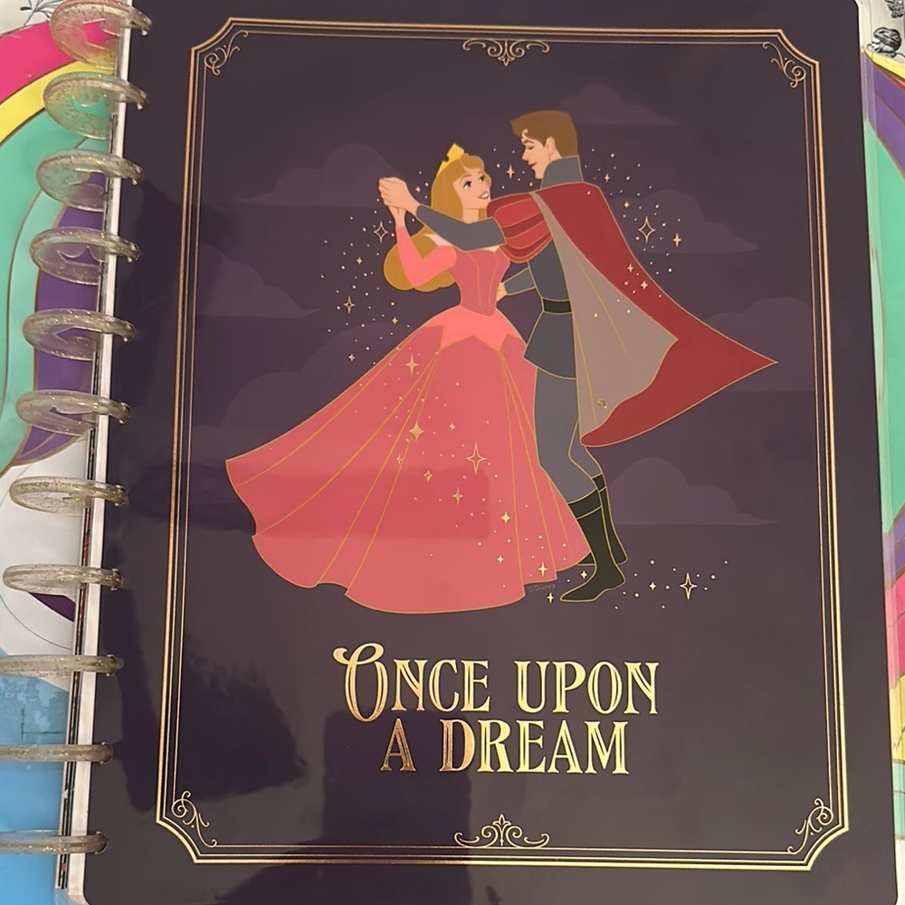 Disney Once Upon a Dream Notebook - Purple